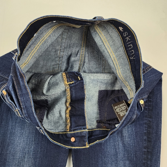 7 For All Mankind Jeans Womens 31 Blue The Skinny Ankle Denim (31x29) - Picture 6 of 11